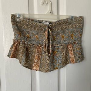 Off the shoulder crop top